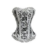 Court vest double-layer composite girly black and white mix and match back lace